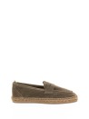 Espadrillas Nacho stile mocassino in suede con suola in juta