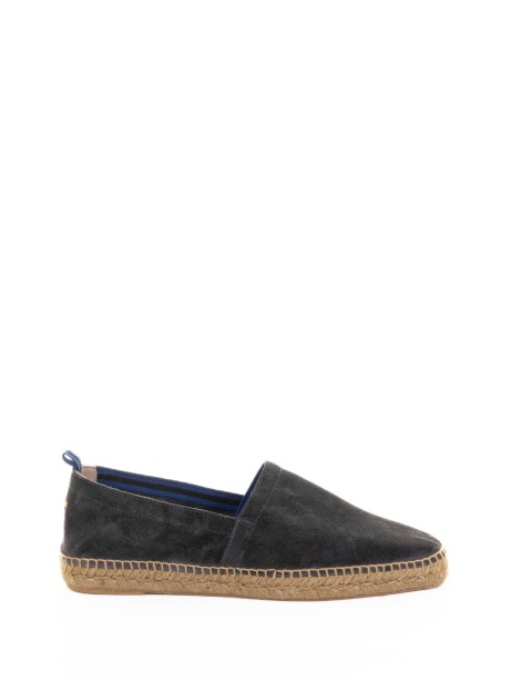 Espadrillas Pablo stile camping in suede con suola in juta
