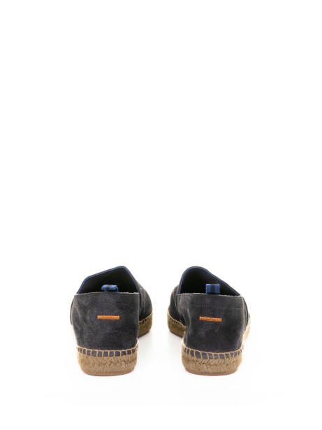 Espadrillas Pablo stile camping in suede con suola in juta