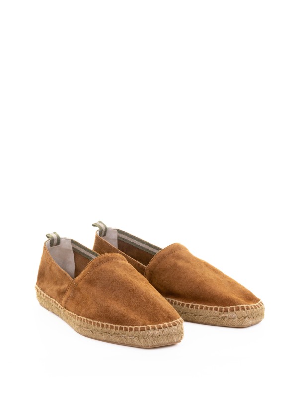 Espadrillas Pablo stile camping in suede con suola in juta