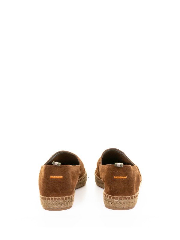 Espadrillas Pablo stile camping in suede con suola in juta