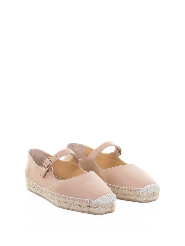 Pepa Mary Jane Espadrilles in nappa with buckle fastening