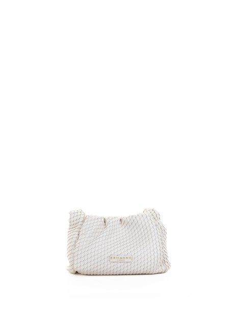 Borsa a tracolla Small Hobo in pelle ivory