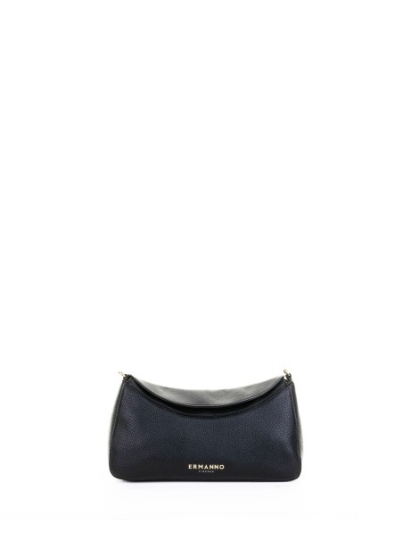 Borsa a tracolla Hobo nera in pelle