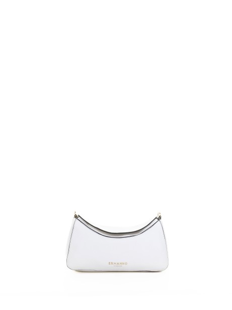 Borsa a tracolla Hobo bianca in pelle
