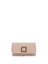 Pochette in tweed con accessorio
