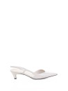 Décolleté slingback beige in pelle spazzolata