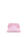 Pochette rosa in pelle