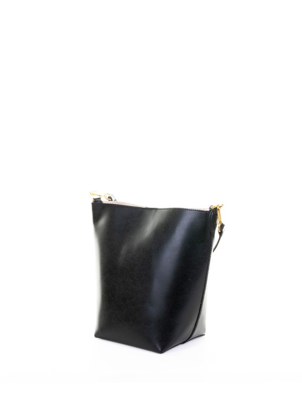 Borsa a tracolla Rubina in pelle liscia