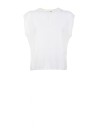 T-shirt girocollo a costa inglese
