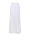Pantalone bianco in puro lino