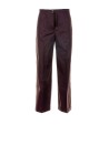 Pantalone marrone in popeline stretch