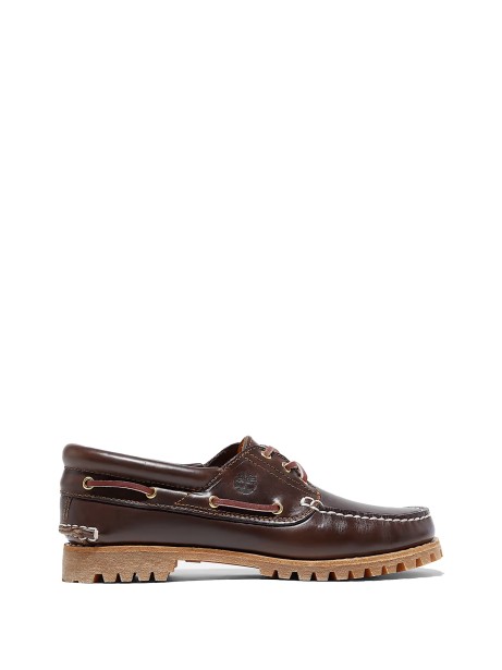 Mocassino da barca marrone donna
