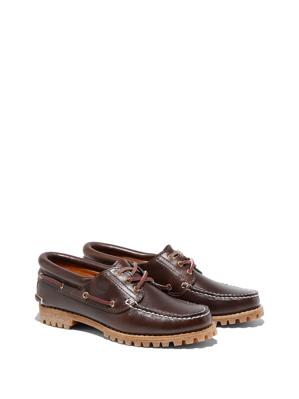 Mocassino da barca marrone donna