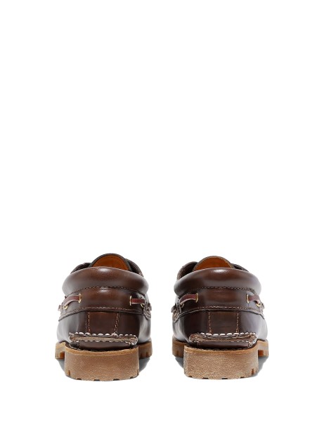Mocassino da barca marrone donna