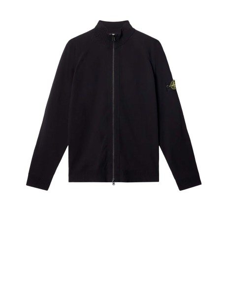 Cardigan uomo navy con zip
