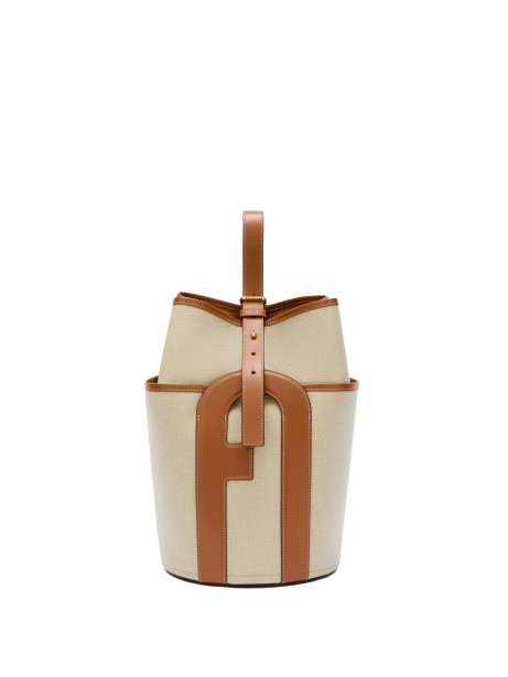 Borsa a secchiello Lido Toni Cognac