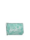 Pochette Aline verde acqua in lurex