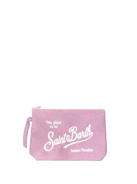 Pochette Aline rosa in lurex