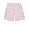 Bermuda donna a righe in popeline