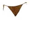 Bikini a triangolo leopardato lurex