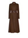 Long Sleeve Coffee Dress