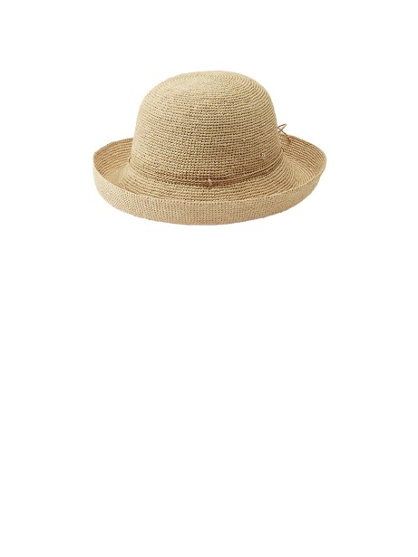 Cappello in corda di rafia