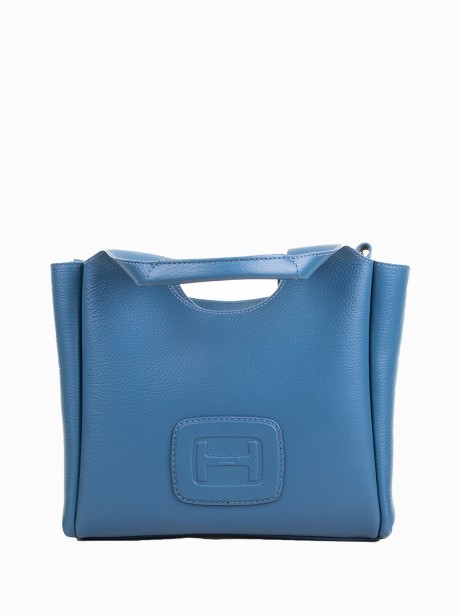 Medium H-Bag Shopping Bag in Hammered Leather