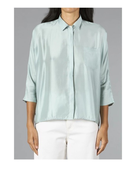 Camicia verde acqua donna