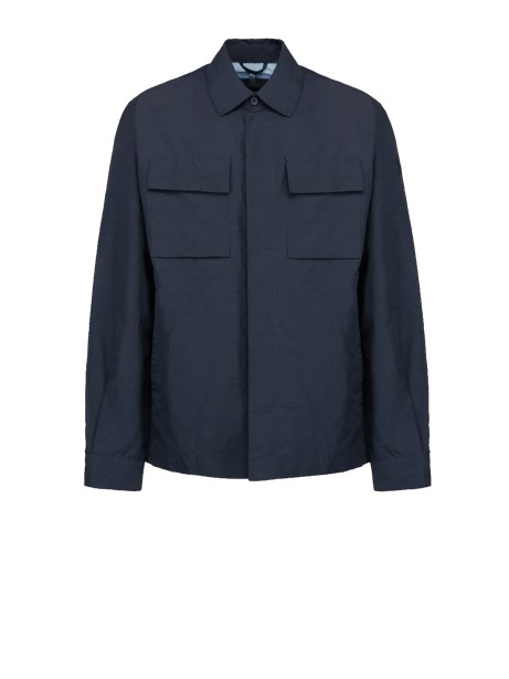 Giacca blu navy uomo con colletto