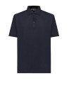 Polo a maniche corte blu navy uomo