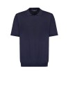 Polo a maniche corte navy uomo