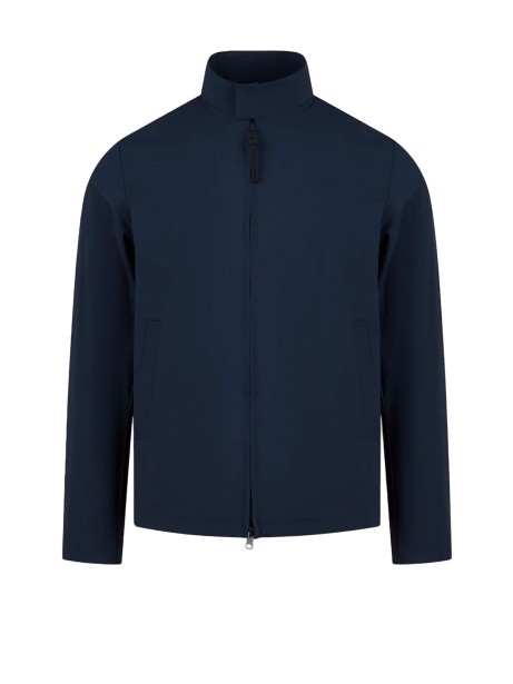 Giubbino uomo blu navy con zip