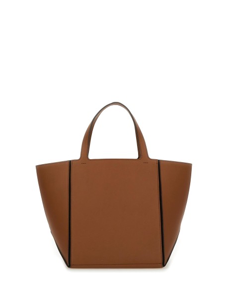 Borsa tote Jordi piccola in pelle