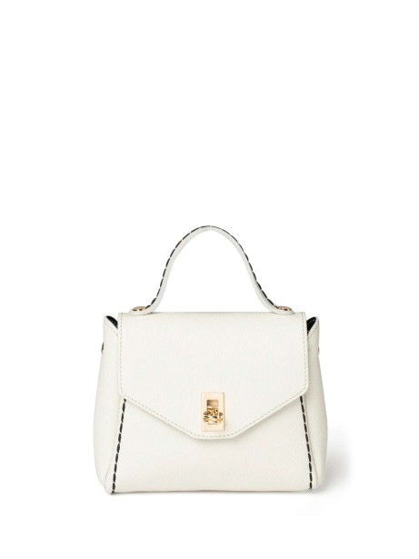 Energia Shoulder Bag in Milk Leather