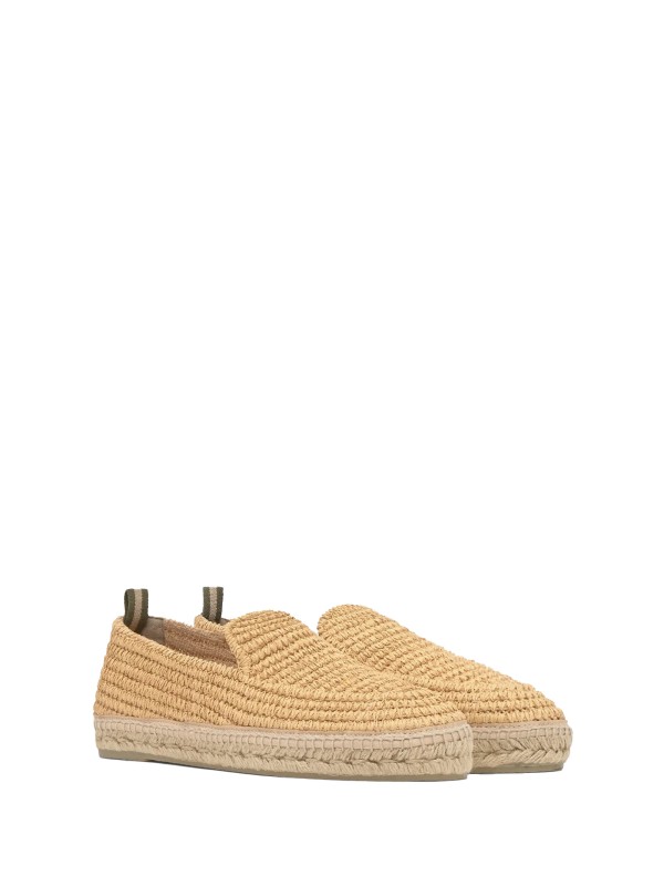 Espadrilla piatta Joaquin in rafia naturale
