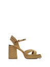 Valle Sandal with handmade metallic braiding