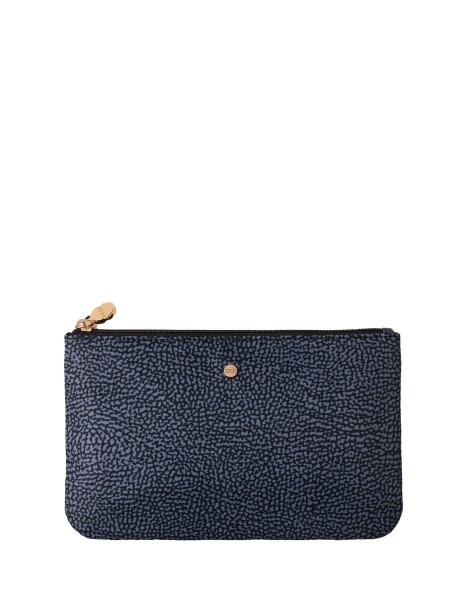 OP recycled fabric and leather bag