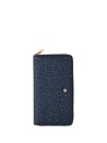 Wallet in recycled OP fabric and leather