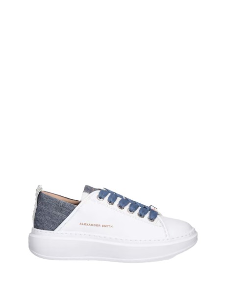 Sneaker Wembley bianco denim
