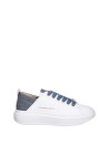 Sneaker Wembley bianco denim