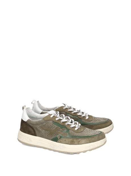 Sneaker Nous 7221 uomo verde militare