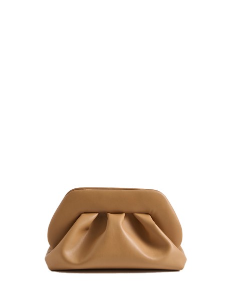 Macadamia leather clutch bag