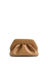 Macadamia leather clutch bag