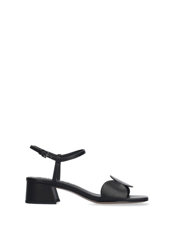 Black Leather Sandal