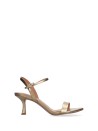 Silver Sandal with Strap