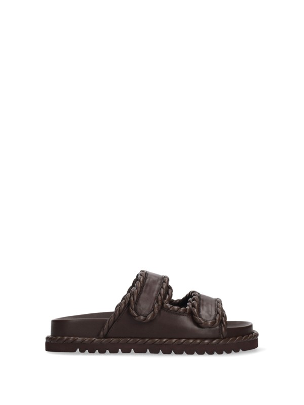 Brown nappa slipper Brown nappa slipper