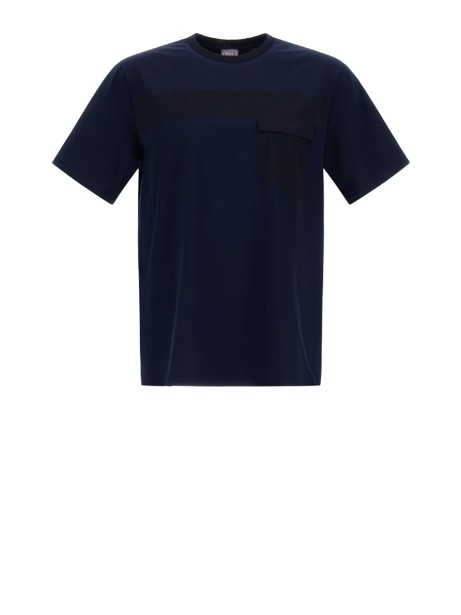 T-shirt blu uomo