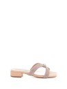 Ciabatta nude con strass