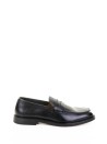 Mocassino nero in pelle